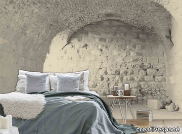 STAY - Washable trompe l'oeil nonwoven wallpaper _ creativespace