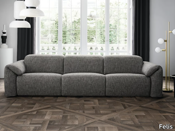 GLOVE - 3 seater fabric sofa with headrest _ Felis