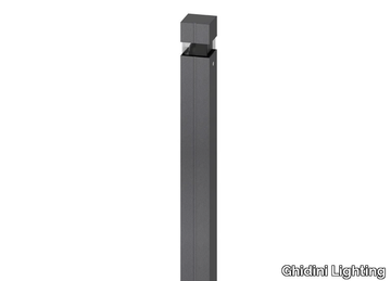 QUADRO DARK - LED powder coated aluminium bollard light _ Ghidini Lighting