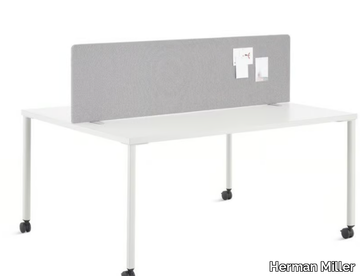 OE1 - Sound absorbing mobile desktop partition _ Herman Miller
