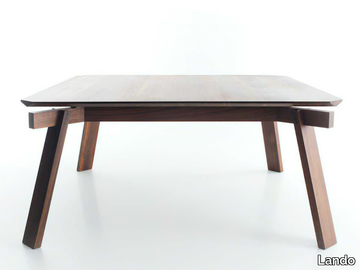 VERSO QUADRO - Square solid wood dining table _ Lando