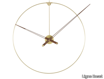 PIK - Wall-mounted brass clock _ Ligne Roset