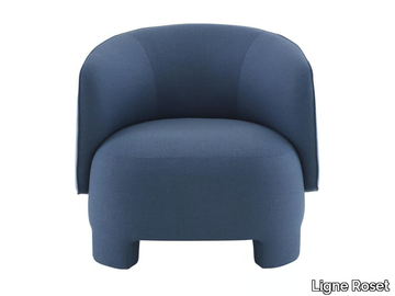 TARU - Fabric easy chair with armrests _ Ligne Roset