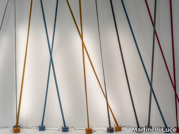 ELASTICA - LED height-adjustable elastic fabric floor lamp _ Martinelli Luce