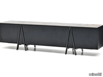 EASEL - Wooden sideboard _ Minotti