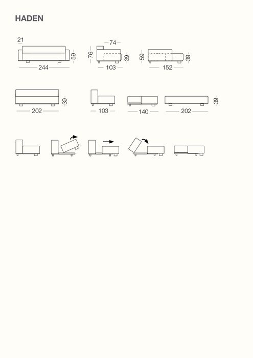 Haden-milanobedding-dimensions