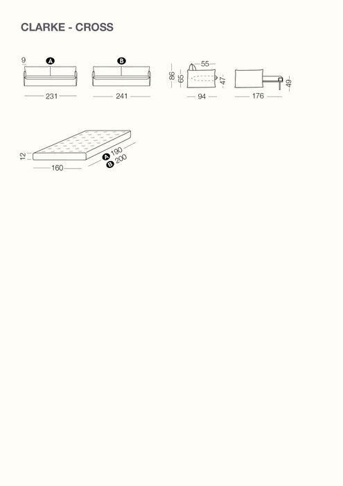 Clarke Cross-milanobedding-dimesnions