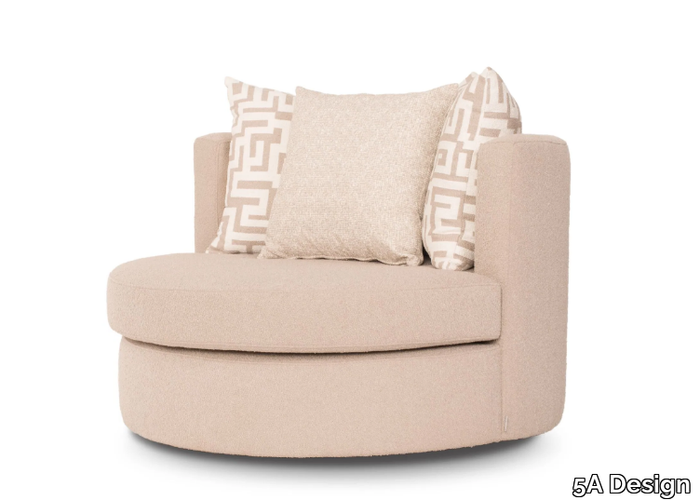 ATLAS - Fabric armchair _ 5A Design