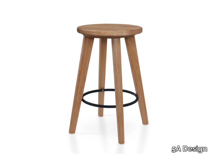 DIEGO BAR - Oak barstool _ 5A Design