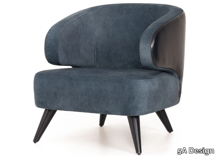 GLORIA - Fabric easy chair with armrests _ 5A Design