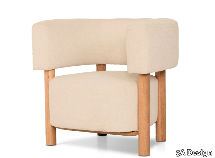 PANAMA - Fabric easy chair with armrests _ 5A Design