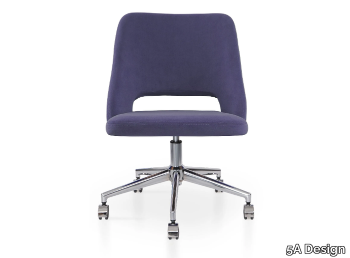 PARADISE 5 WAYS - Swivel height-adjustable fabric office chair with 5-Spoke base _ 5A Design