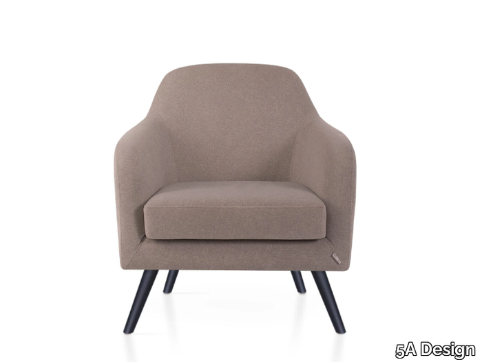 PREMIERE - Upholstered fabric armchair with armrests _ 5A Design