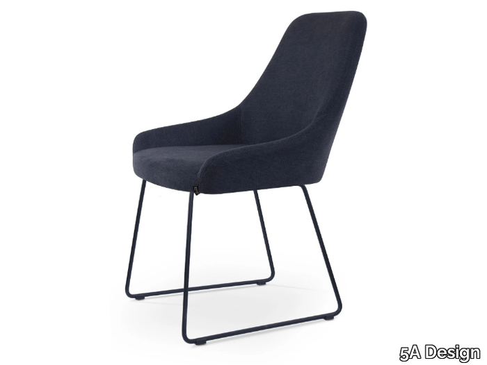 PREMIERE SLED - Sled base fabric chair _ 5A Design