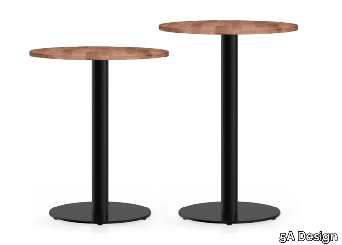 VENUS ROUND - Round wooden high table _ 5A Design