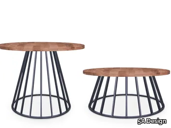 BASKET METAL - Round metal coffee table _ 5A Design