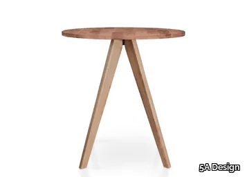 SPIDER OAK - Round oak table _ 5A Design