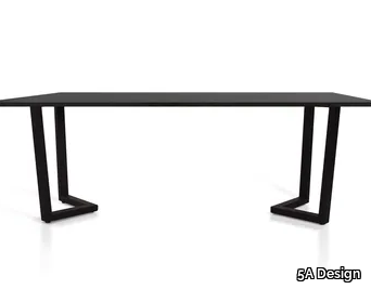 YY - Rectangular painted metal table _ 5A Design