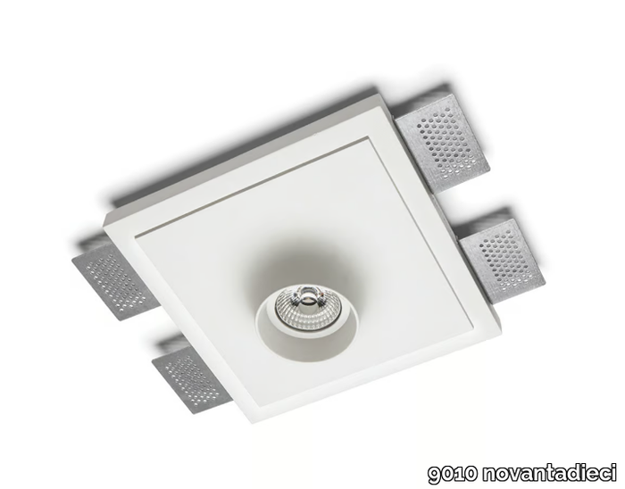 8935L - LED semi-inset Cristaly® ceiling lamp _ 9010 novantadieci