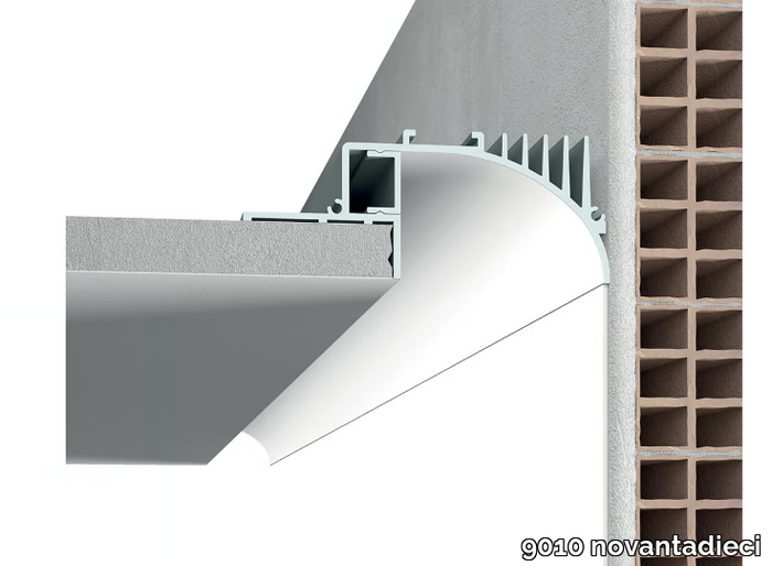 P007 - Alumite® Linear lighting profile _ 9010 novantadieci