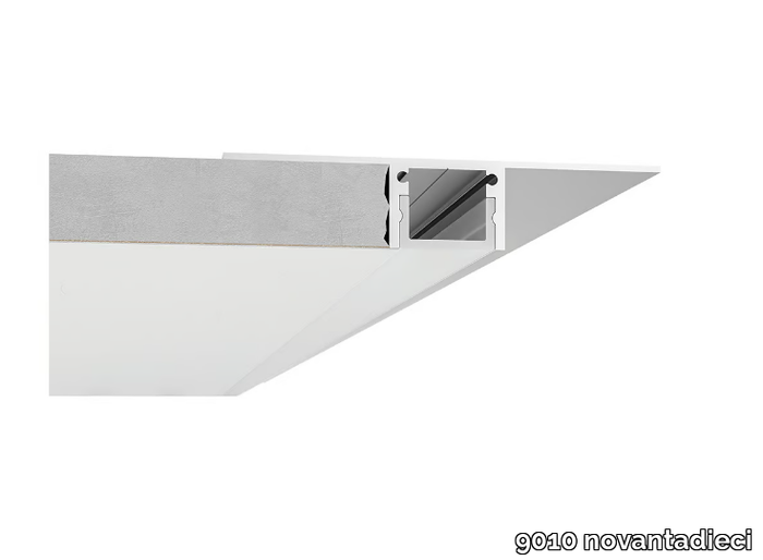 P012 - Alumite® Linear lighting profile _ 9010 novantadieci