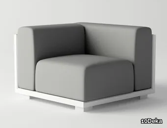 VICTUS MODULAR SOFA CORNER - Corner garden armchair _ 10Deka