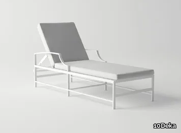 AGOSTO - Recliner aluminium sun lounger _ 10Deka