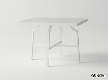 AGOSTO - Square aluminium garden table _ 10Deka