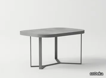 LITUS - Rectangular garden side table _ 10Deka