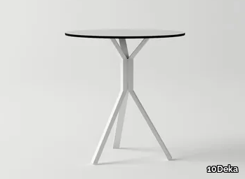 ORA 3 - Round aluminium garden table _ 10Deka