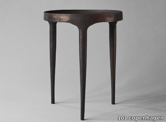 PHANTOM - Round cast iron high side table _ 101 copenhagen