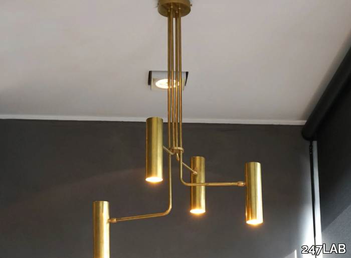 BUKÈ S4 - LED brass pendant lamp _ 247LAB