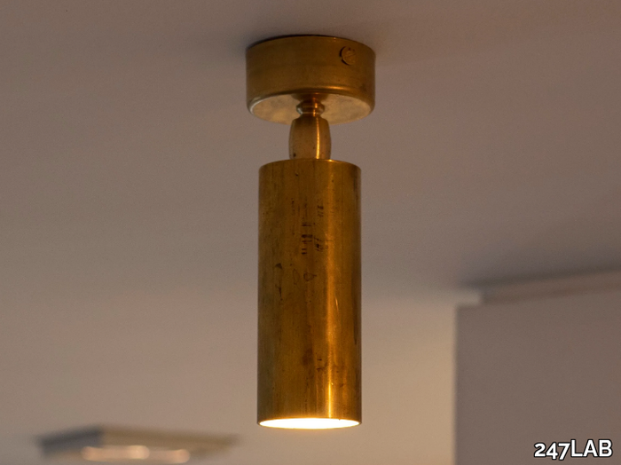 MICRO KYLE PL - LED brass ceiling lamp _ 247LAB