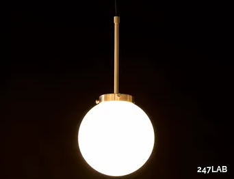 RO'S - LED brass and glass pendant lamp _ 247LAB