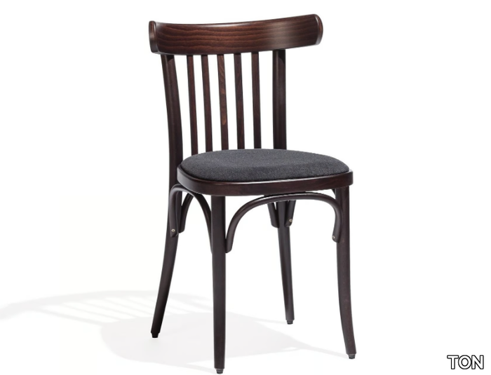 N° 763 - Wooden chair with integrated cushion _ TON