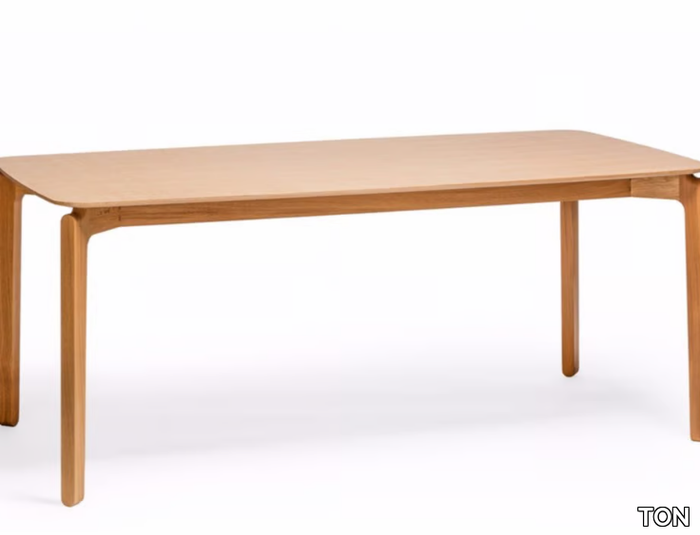 LEAF - Rectangular wooden table _ TON