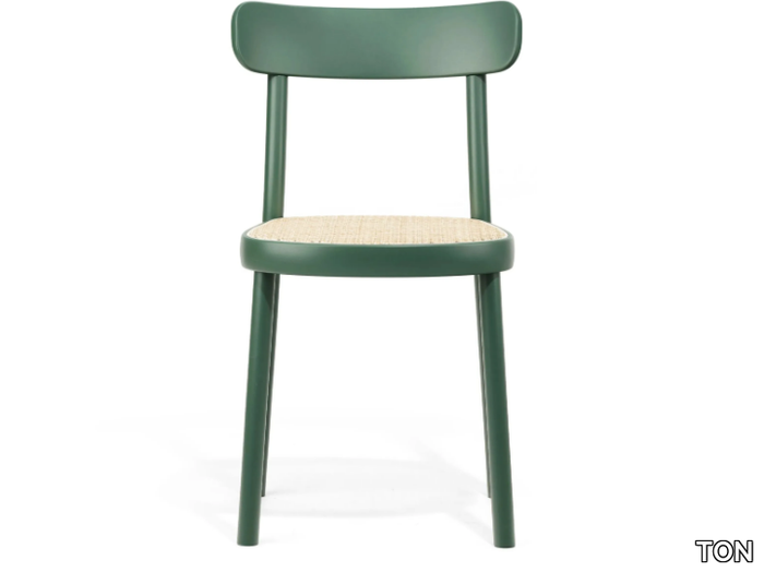 LA ZITTA - Beech chair with Vienna straw seat _ TON