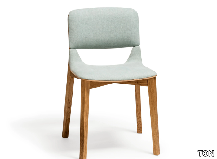 LEAF - Upholstered wooden chair _ TON