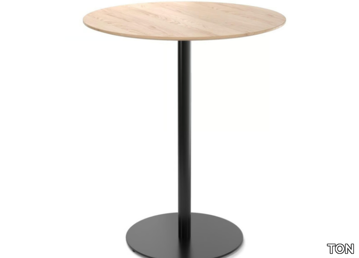 EASY MIX & FIX 631 - Round wooden high table _ TON