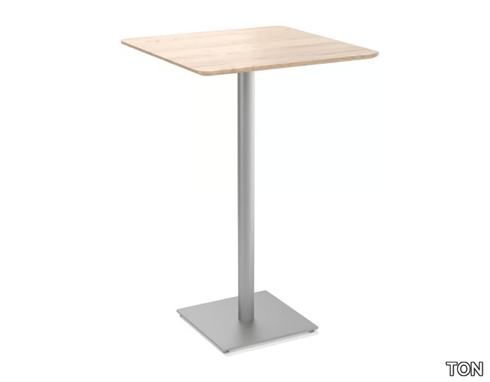 EASY MIX & FIX 633 - Square wooden high table _ TON