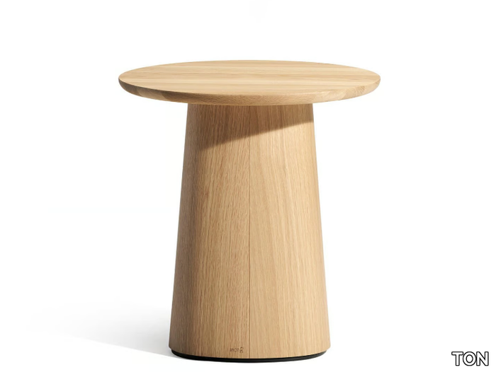 P.O.V. 473 - Round wooden high side table _ TON