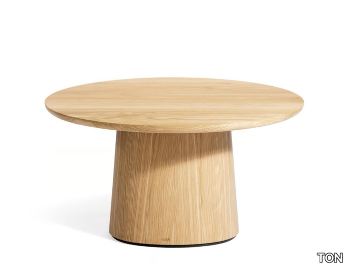 P.O.V. 474 - Round wooden coffee table _ TON