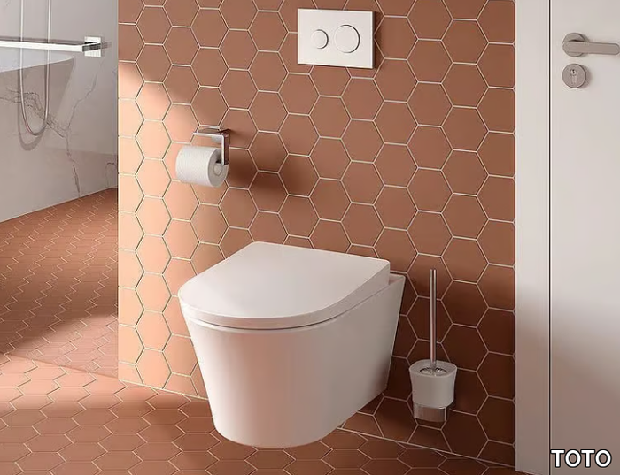 GP CW553Y - Wall-hung ceramic toilet with bidet _ TOTO