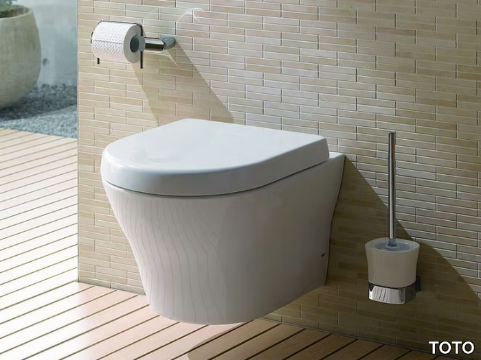 MH CW162Y - Rimless wall-hung ceramic toilet _ TOTO