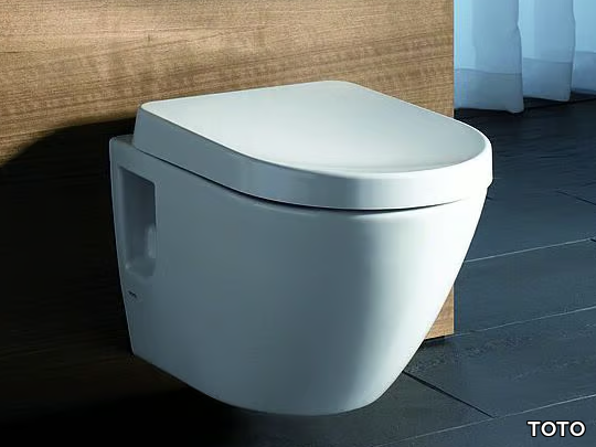 NC CW762Y - Rimless wall-hung ceramic toilet _ TOTO