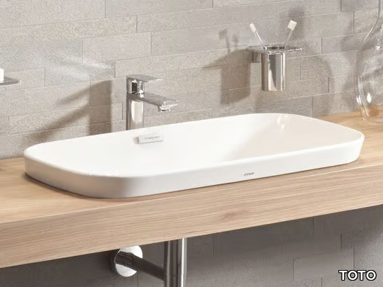 NEOREST® LW3716HY / LW3717HY - Rectangular semi-inset ceramic washbasin _ TOTO