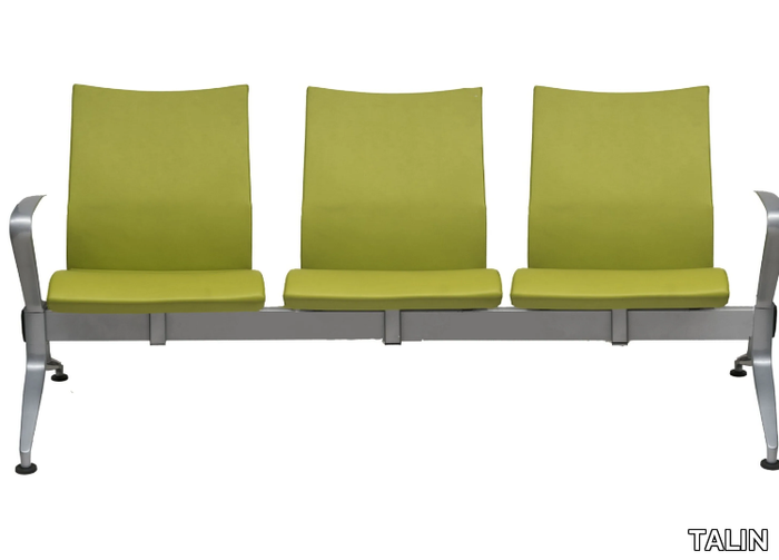 AVIAGATE 4500 - Freestanding leather beam seating _ TALIN