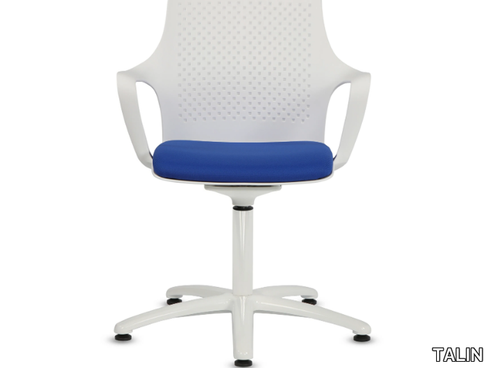 JOY 500 - Swivel Nylon® chair with 5-spoke base with integrated cushion _ TALIN