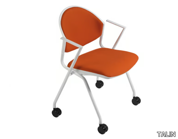 DELFI 089 R - Office chair with castors with armrests _ TALIN