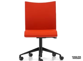 AVIAMID 3540 - Fabric office chair with castors with 5-Spoke base _ TALIN